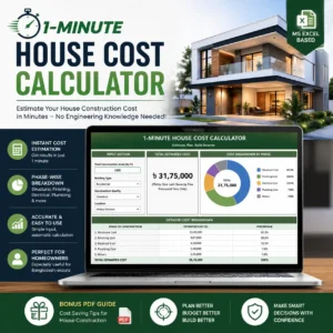 1-Minute House cost calculator